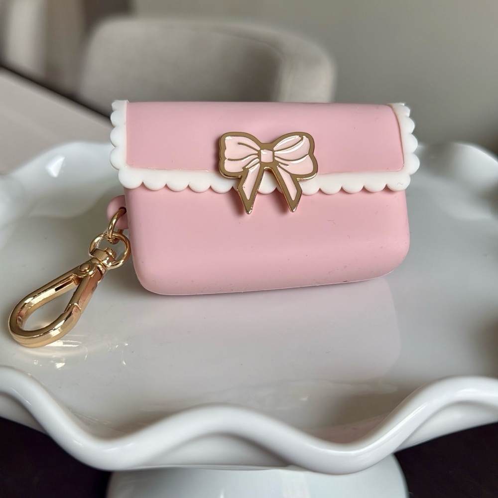 Pink Bow Pocketbac hand Sanatizer Holder BNWT Bath and Body Works